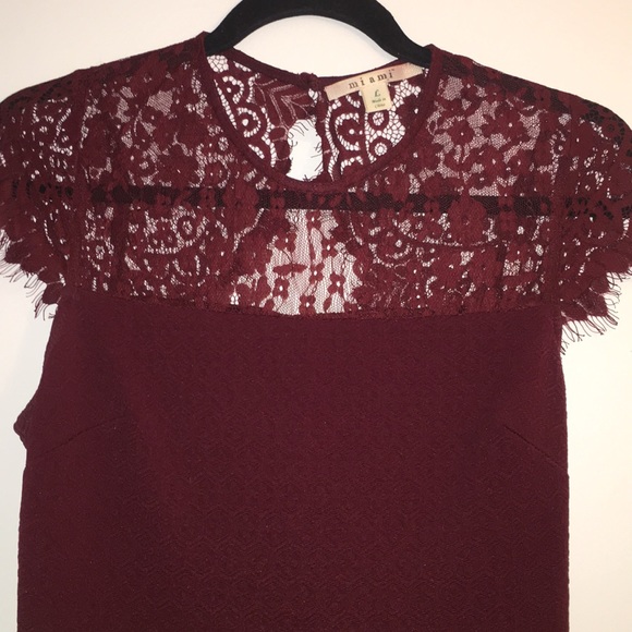 ✨2/$25✨ Maroon Fit&Flare Dress - Picture 2 of 8